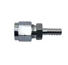 3/8 compression to 1/4 barb tube connection fitting
