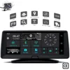 6.86 inch Android 5.0 Dual Lens Car GPS Navigation DVR FULL HD 1080P Car Dashboard Infrared Night Vision Camera Video Recorder