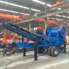 Small Scale Mobile portable crushing and screening plant manufacturer