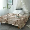 New Product China Supplier Bed Throws Soft Fleece Blanket Flannel King Size Blanket
