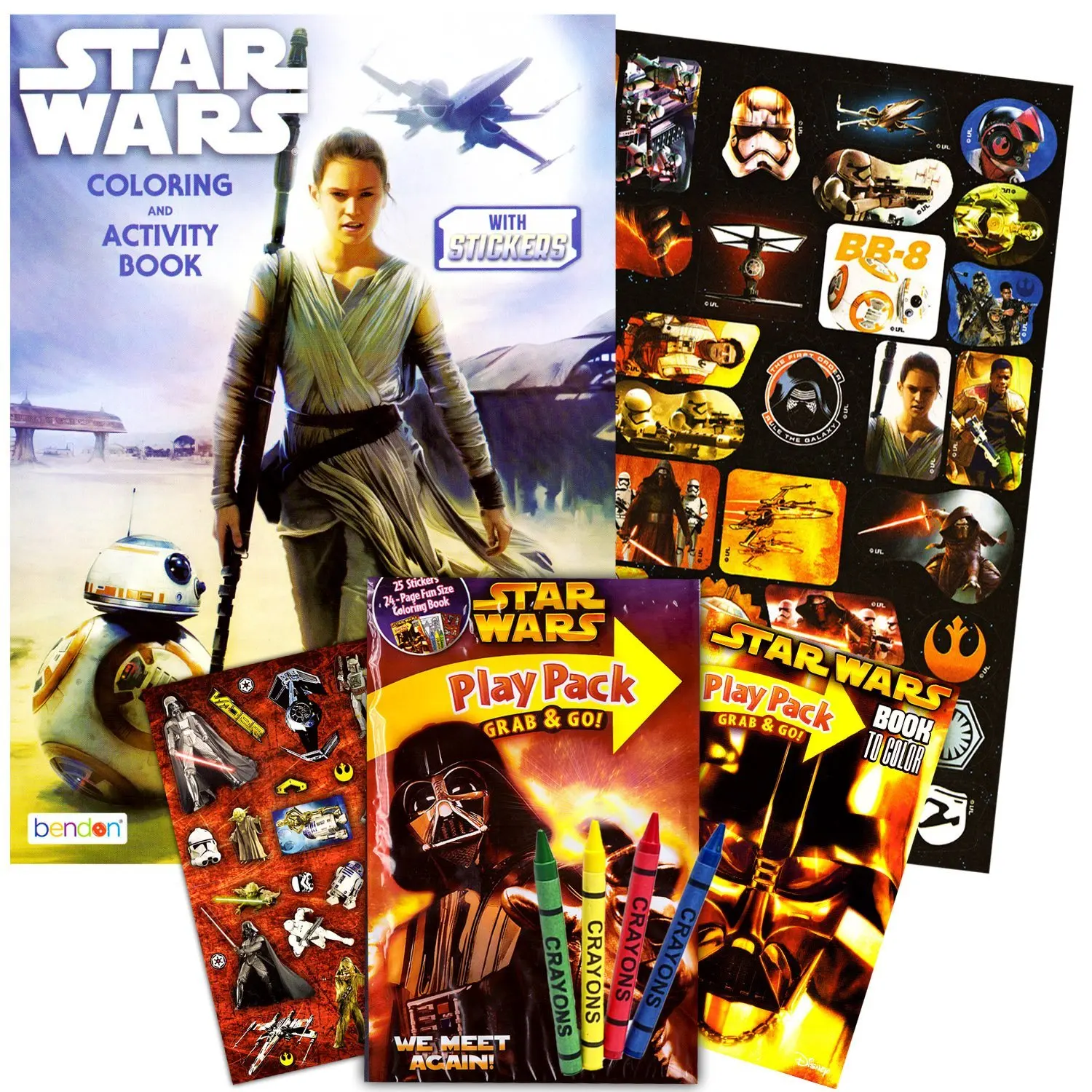 Buy Star Wars The Force Awakens Coloring Book Set with Stickers and
