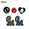 kids garment fashion sew on letter m embroidery patch