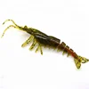 Wholesale joined prawn lure 10.5cm5g artificial fish lure soft baits fishing shrimp bait