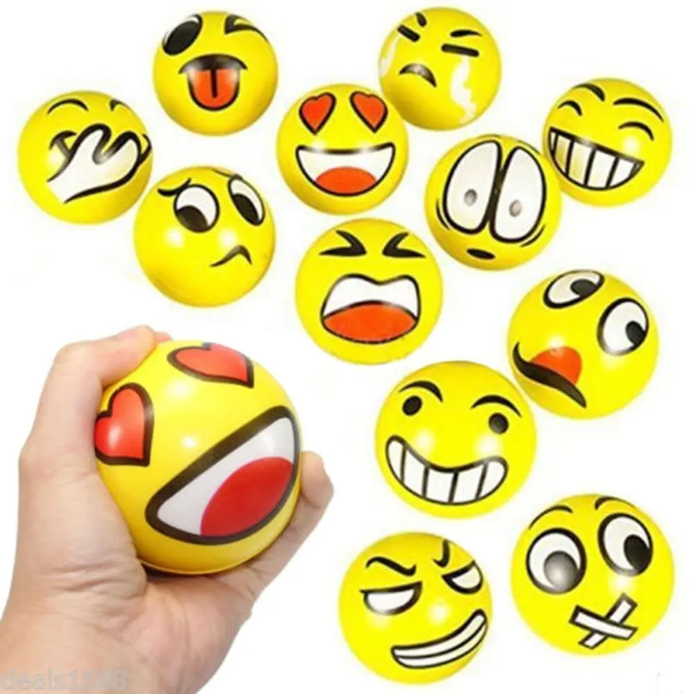 Emoji Face Squeeze Balls Play Kreative TM