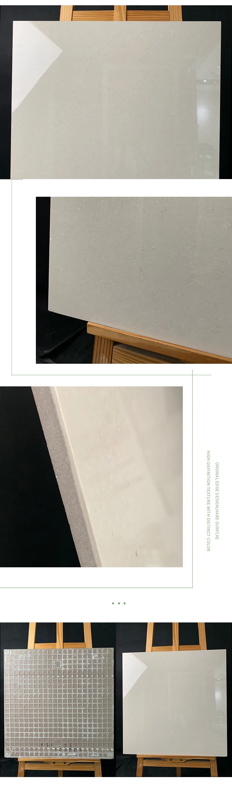 600x600mm White Ceramic Calacatta Glazed 60x60 Floors Polished China Porcelain Tile