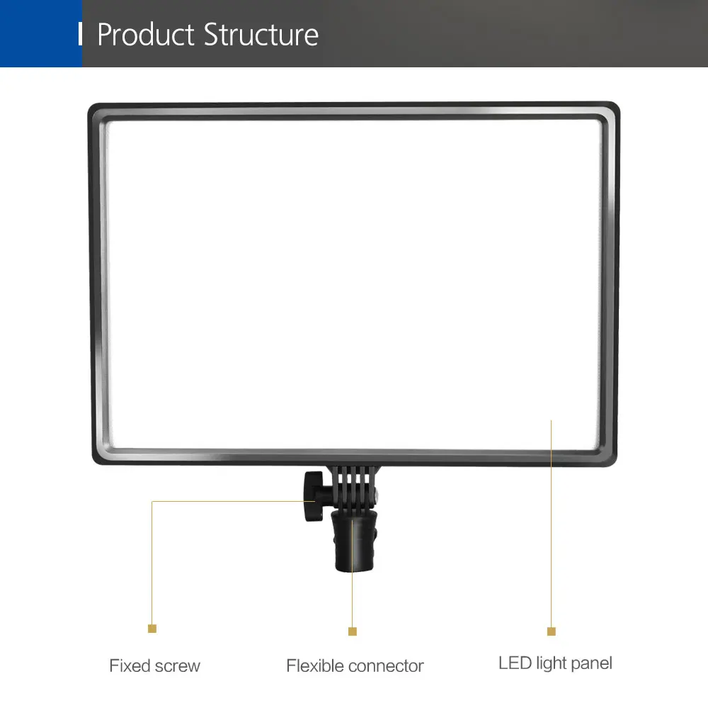 NanGuang CN-LUXPAD43 Bi-color portable and papery Pad soft LED video LIGHT Ra 95