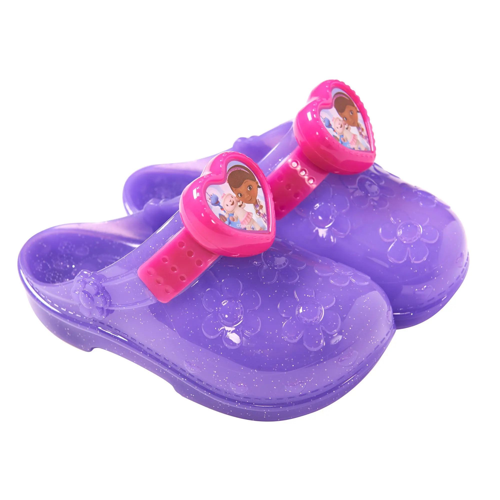 Disney Toddler Girls Doc McStuffins Purple Light-Up Athletic Shoe