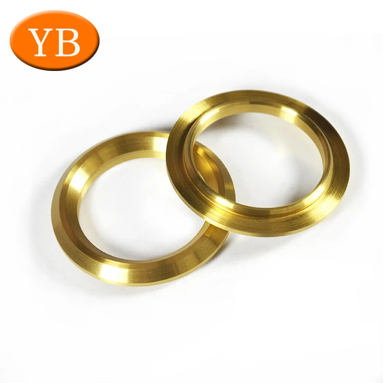 Rohs Custom Cnc Turned Female Thread Solid Brass Ring Buy Solid Brass