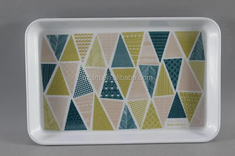 Sales Promotion Melamine Rectangle Tary Small Tray 21x14cm