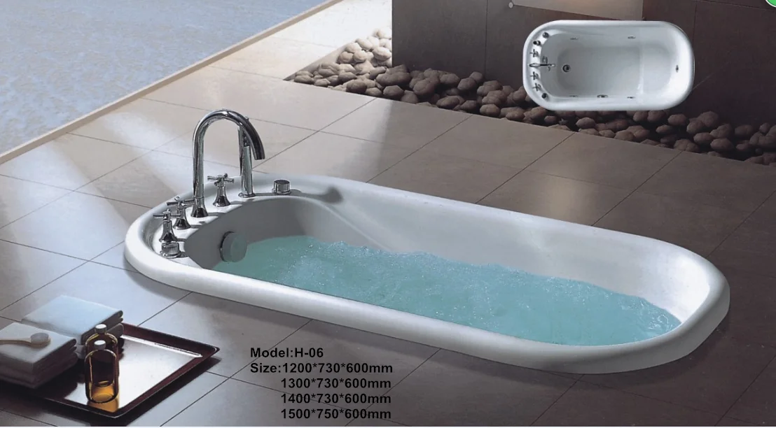 Two People Used Ideal Standard Whirlpool Waterfall Sitting Bathtub
