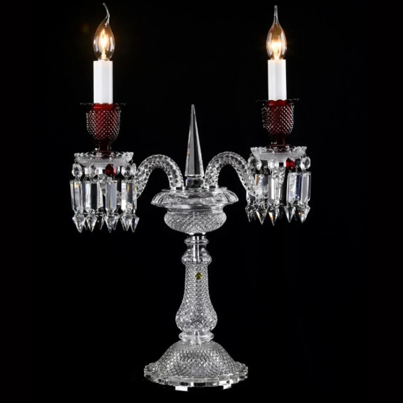 Modern hotel decorative luxury Baccarat crystal table lamp