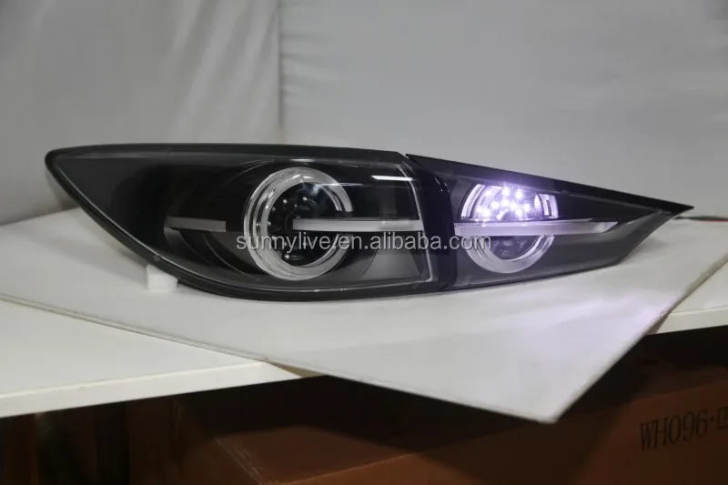 LED rear light  For MAZDA 3 Axela Sedan LED Strip Tail Lamp 2015 Clear cover TW