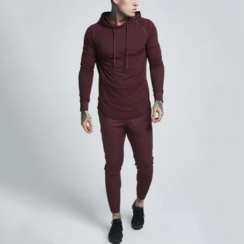 gym king tracksuit burgundy