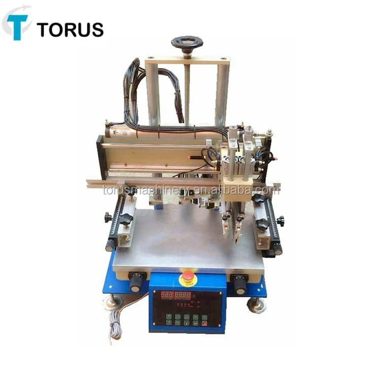 Manual Operating Mini Cylindrical Multi Color Screen Printing Machine