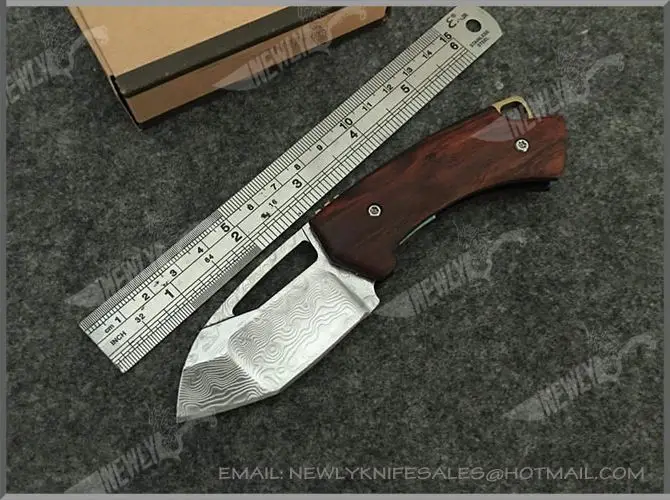 Proffessional Blackening Blade Folding Rescue Pocket Knife