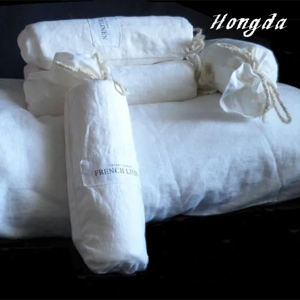 linen fitted cot sheet