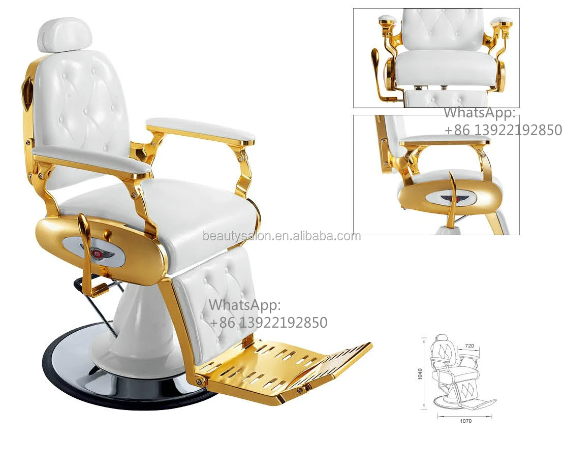 Gold Chrome Vintage Antique Barber Chair Zy Bc8834a Buy Barber Chair Antique Barber Chair Luxury Barber Chair Product On Alibaba Com