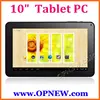 10 inch cheap atm7059 actions quad core tablet pc with 3g wifi hdm hd screen BT tablet in stock