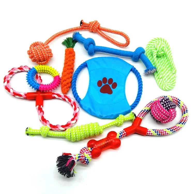 Amazon Hot Selling Dog Toy Set Puppy Dog Chew Toy Pack For Small Dog