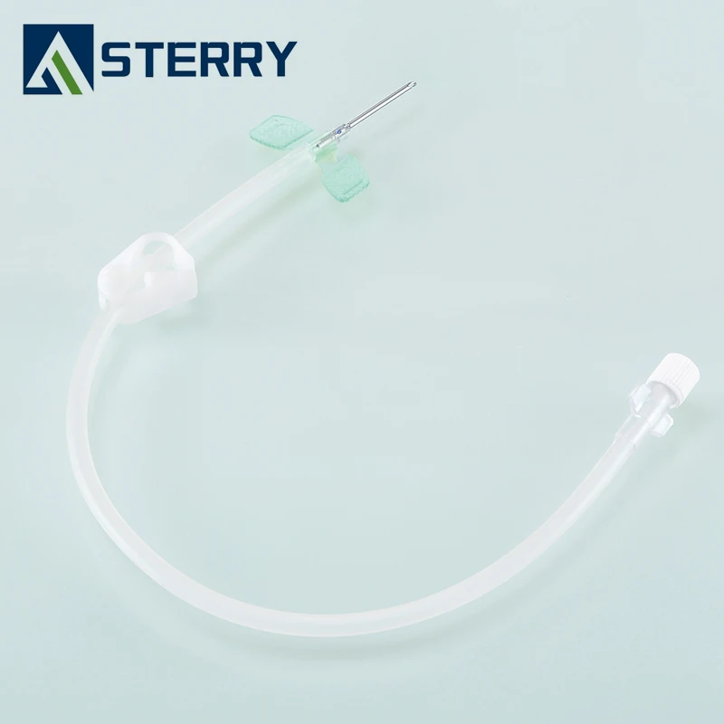 
disposable kidney 15/16/17G AV fistula needle for dialysis use 