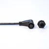 M14 panel mount waterproof connector 8 pin male female power connector for led