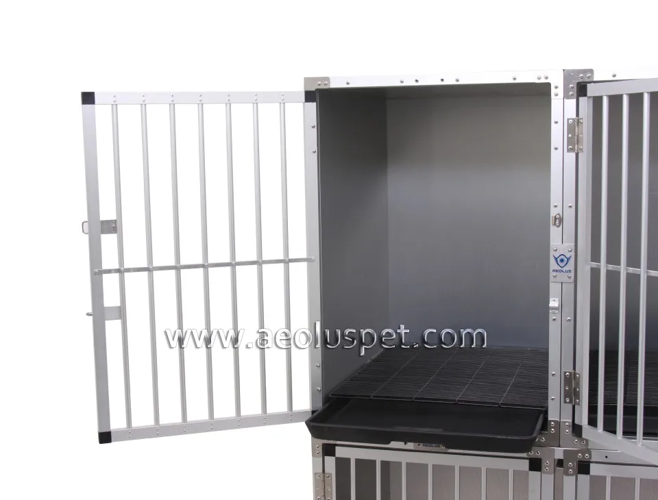 Ka506 Compound Aluminum Dog Kennel Modular Pet Dog Cage Crates With