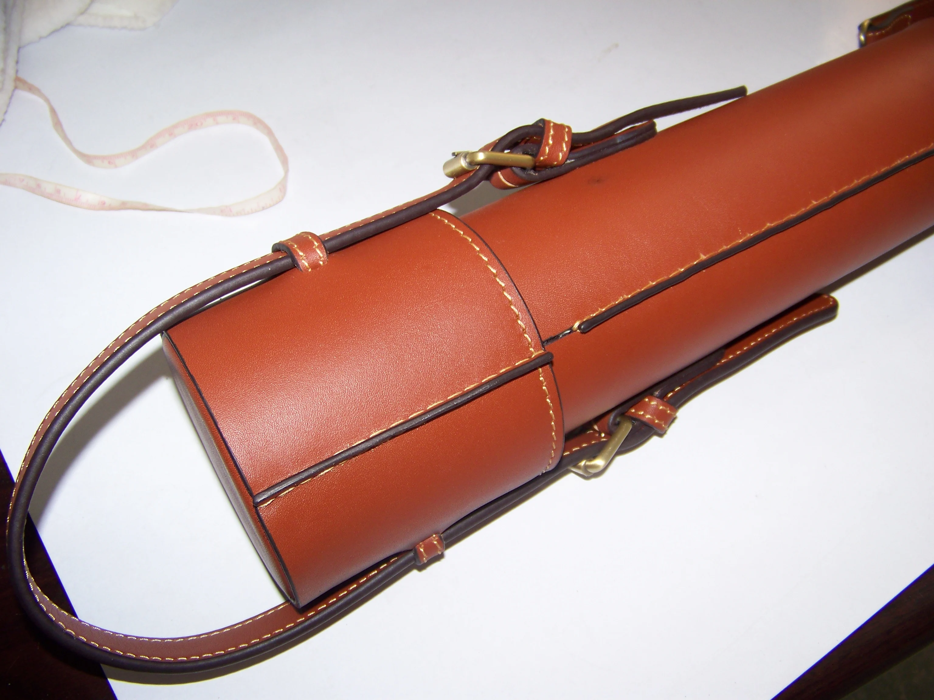 Classic Genuine Leather Drawing Tube Fly Fishing Rod Tube - Buy Fly