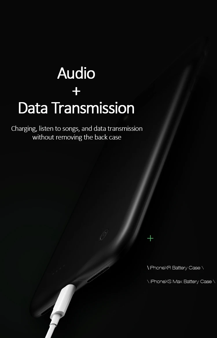 USAMS US-CD69 ROHS portable charger mini mobile Battery 4000mah bank station power Phone Case For IPHONE X