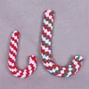 New Christmas Gift J Shape Blend Cotton Rope Pet Dog Toy Interactive Chewing Teething Clean Latex Pet Dog Toy Rope