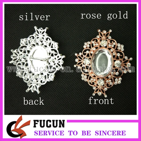 rose gold rhinestone wedding buckles 6cm detail.jpg