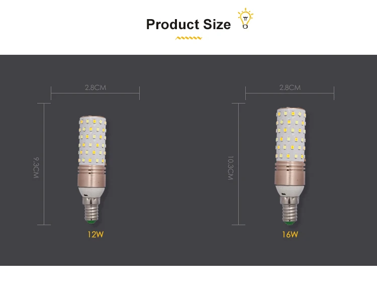 Selling high quality E14 LED corn light 12w bulb lights
