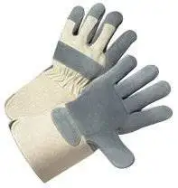 Cream MCR Safety 4950M Mustang Premium Grain Cow MIG//TIG Welder Mens Gloves with Gauntlet Split Leather Cuff Medium, Pack of 12