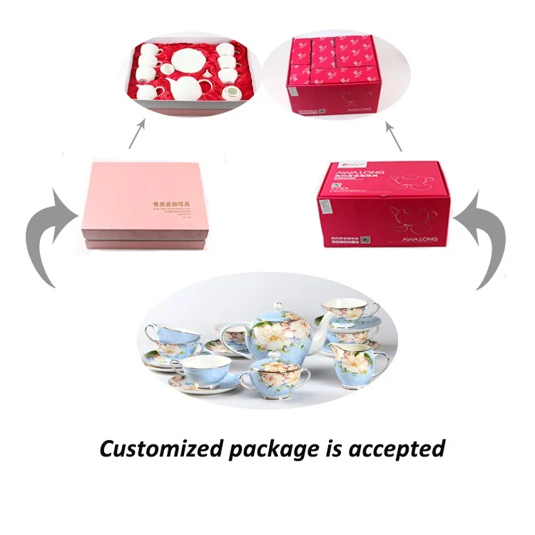 Home Goods Tea Sets Small Ceramic Teapot Set With Beautiful Pattern