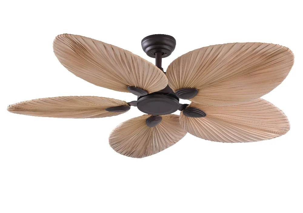 New Ac Motor Palm Leaf 5 Blades Ceiling Fan Ac Motor Palm Leaf 5 Blades Ceiling Fan