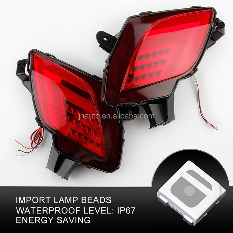 Car Accessories For Mazda Cx5 Led Tail Light 12v Rear Bumper Reflector