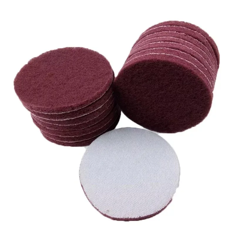 3m Scotch Brite Round Non Woven Pad Hook And Loop Backing Buy