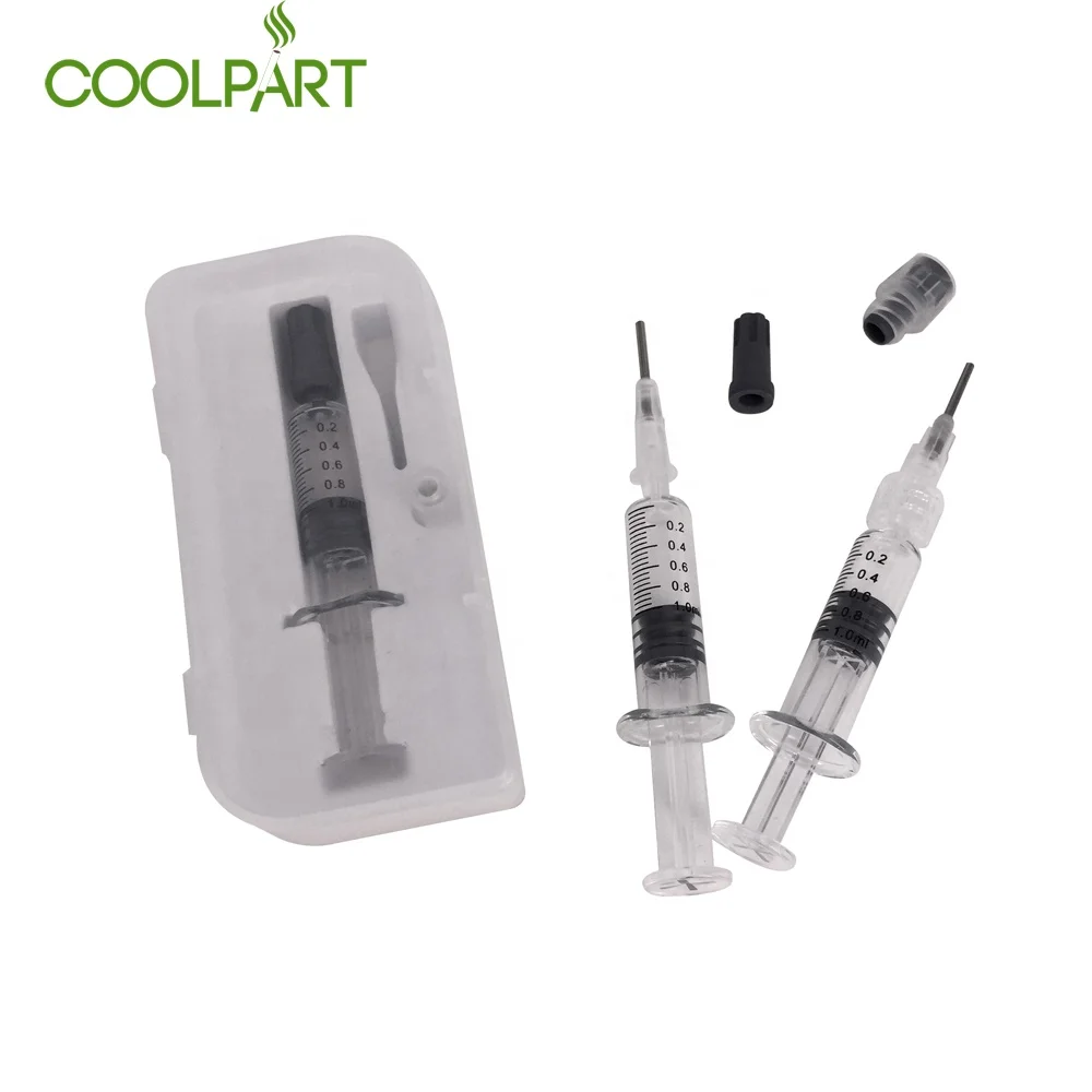 
1Ml Distillate Luer Lock Glass Syringe Manufacturer For Cbd Vape Cartridge 
