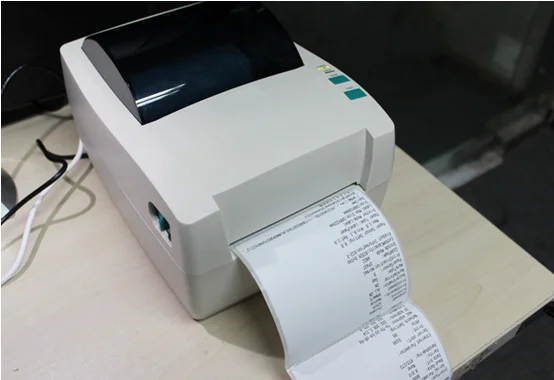 Bluetooth Barcode Printer Tickets Desktop Thermal Printer 4 Inch