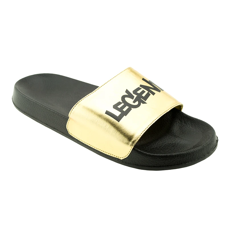 
Custom logo printing mens PVC slide slippers 