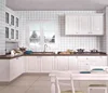 L shaped simple design modular kitchen for American house apartment