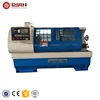 CK6140A cnc lathe machine GSK /Siemense /FANUC max swing dia 500mm mini cnc lathe with bar feeder for threads making