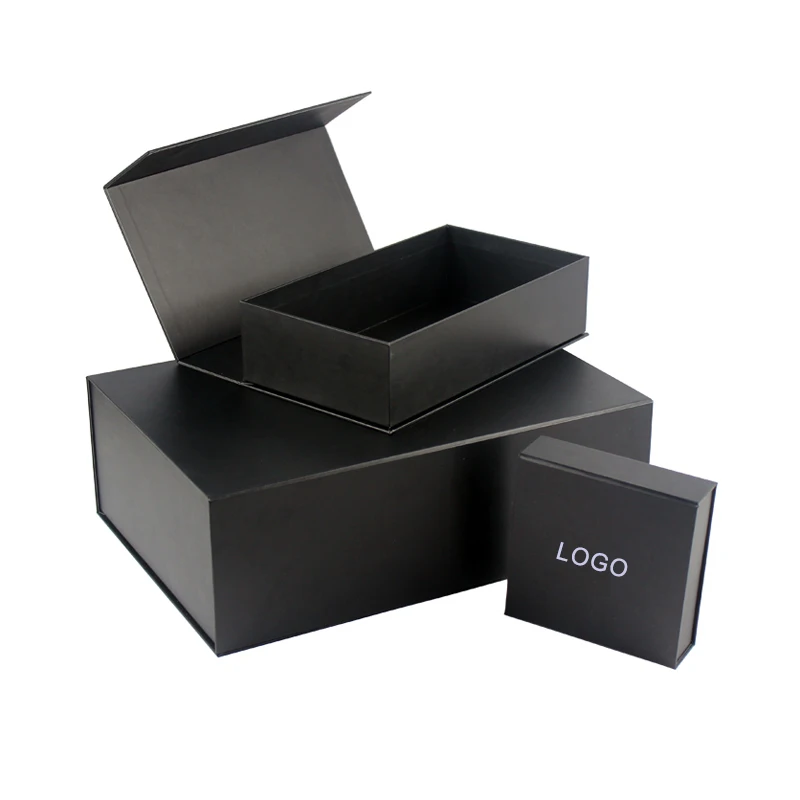 Pink Gold Hot Stamping Logo Rigid Paper Box with Clear PVC Window Ribbon Closure for Wig Hair Extension Packing
