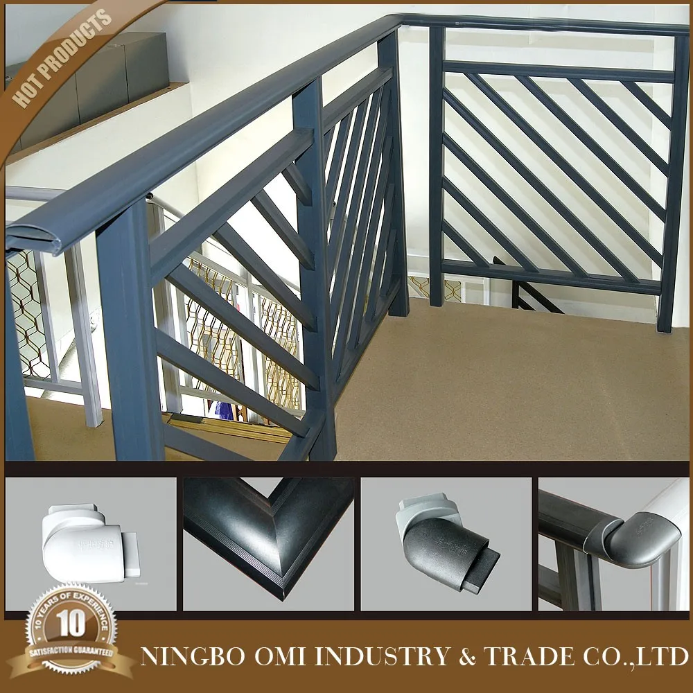 2016 Exporting Iron /aluminum Balustrade,Stair Railing /indoor