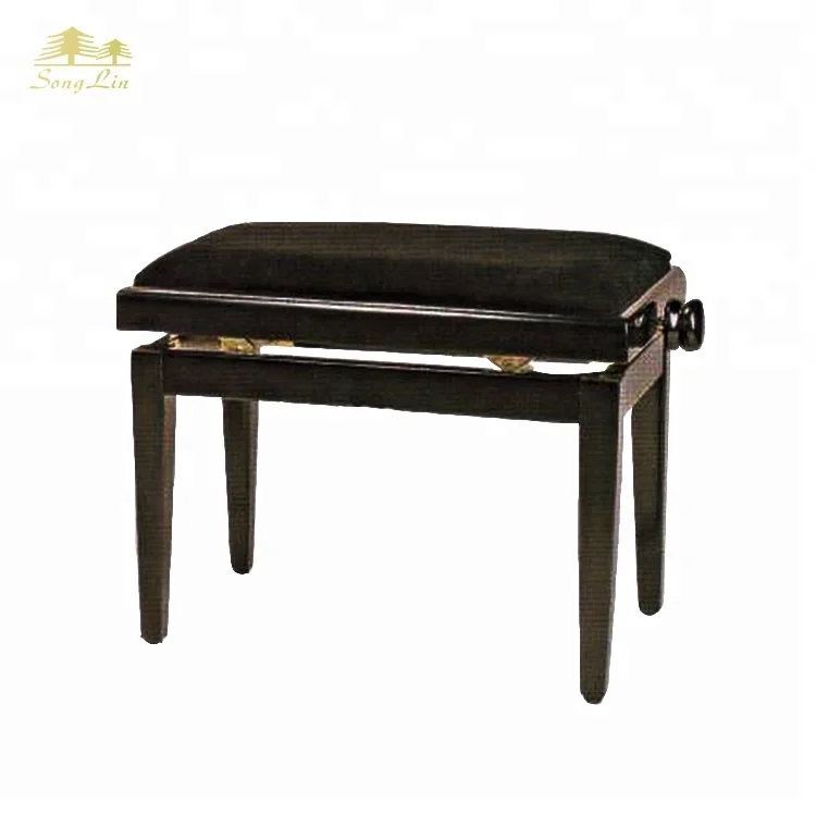 Durable Four Leg Stool Piano Bench Long