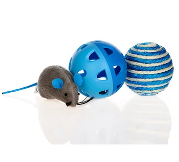 mouse in ball cat toy