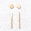 FR3005 Geometric stud earrings two groups alloy earring Simple fashion earrings