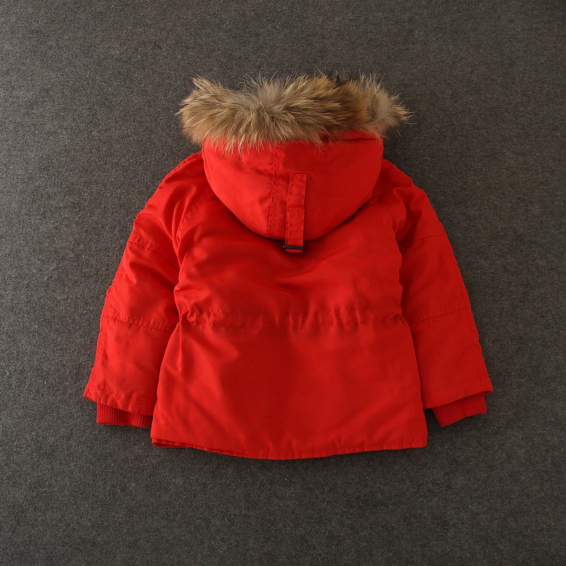 中国批发家庭设置女孩儿童服装儿童冬季毛皮红色外套温暖冬季母亲和