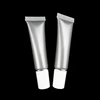 Wholesale 15ml empty soft tube, cosmetic empty tube,eye cream tube with white cap and plug