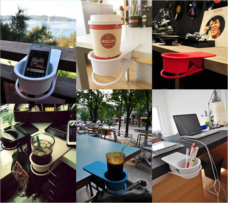 Wholesale Portable Table Office Plastic Coffee Cup Holder Tube Cup Japan