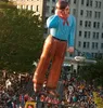 Inflatable will rogers model for parade